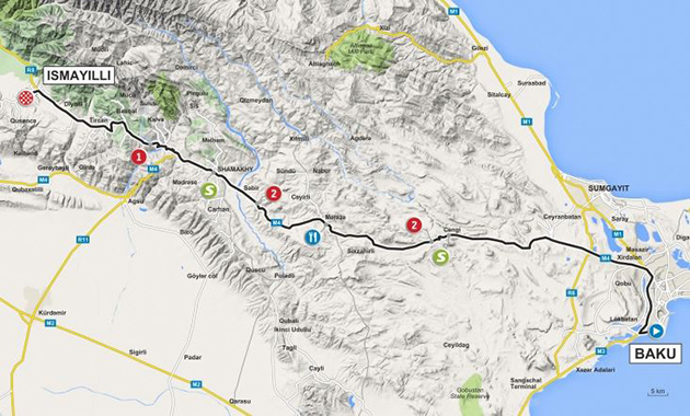 Azerbaidjan stage 2 map